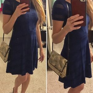 Lauren Conrad navy dress
